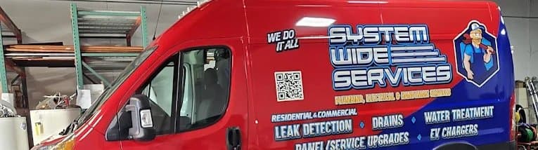 A System Wide Services branded service van