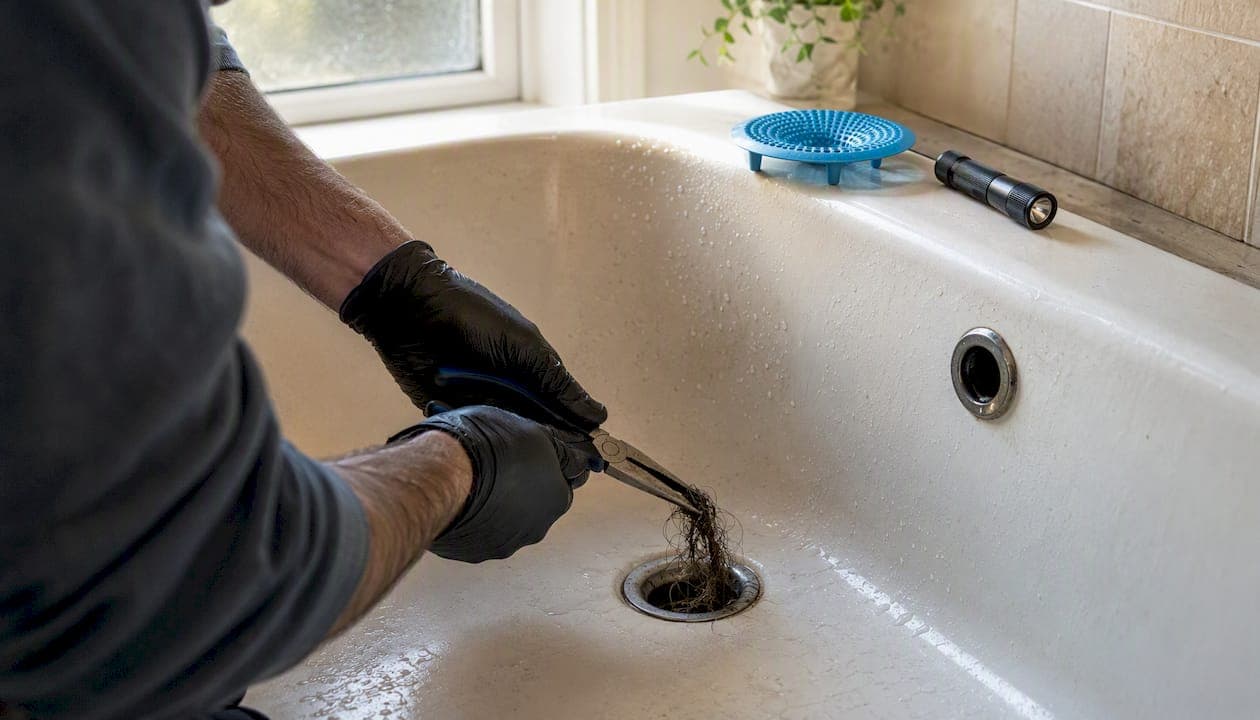 How to Fix a Clogged Bathtub Drain Fast